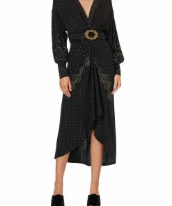 Camilla EBoutique (US) BELTED JERSEY DRESS DRIPPING IN DECO