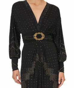 Camilla EBoutique (US) BELTED JERSEY DRESS DRIPPING IN DECO