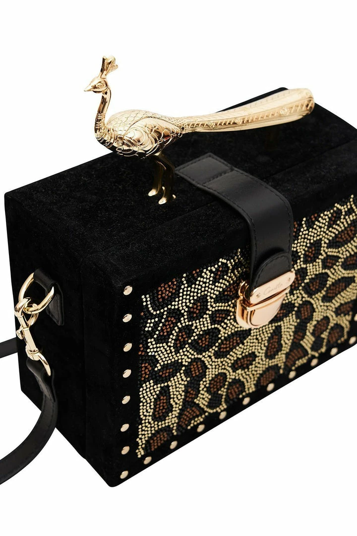 Camilla EBoutique (US) PEACOCK HANDLE BOX BAG MULTI