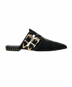 Camilla EBoutique (US) BUCKLE SLIPPER LUXE BLACK