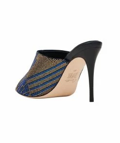 Camilla EBoutique (US) HEELED MULE LUXE NAVY