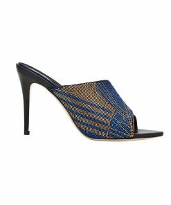 Camilla EBoutique (US) HEELED MULE LUXE NAVY