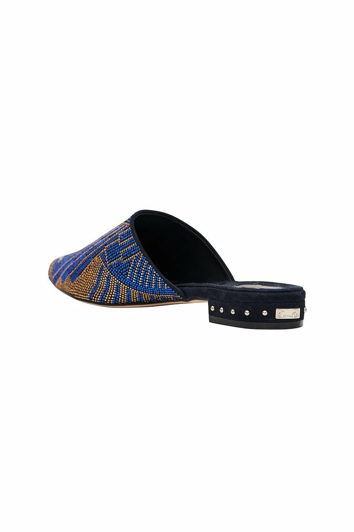 Camilla EBoutique (US) AZTEC CRYSTAL SLIPPER LUXE NAVY