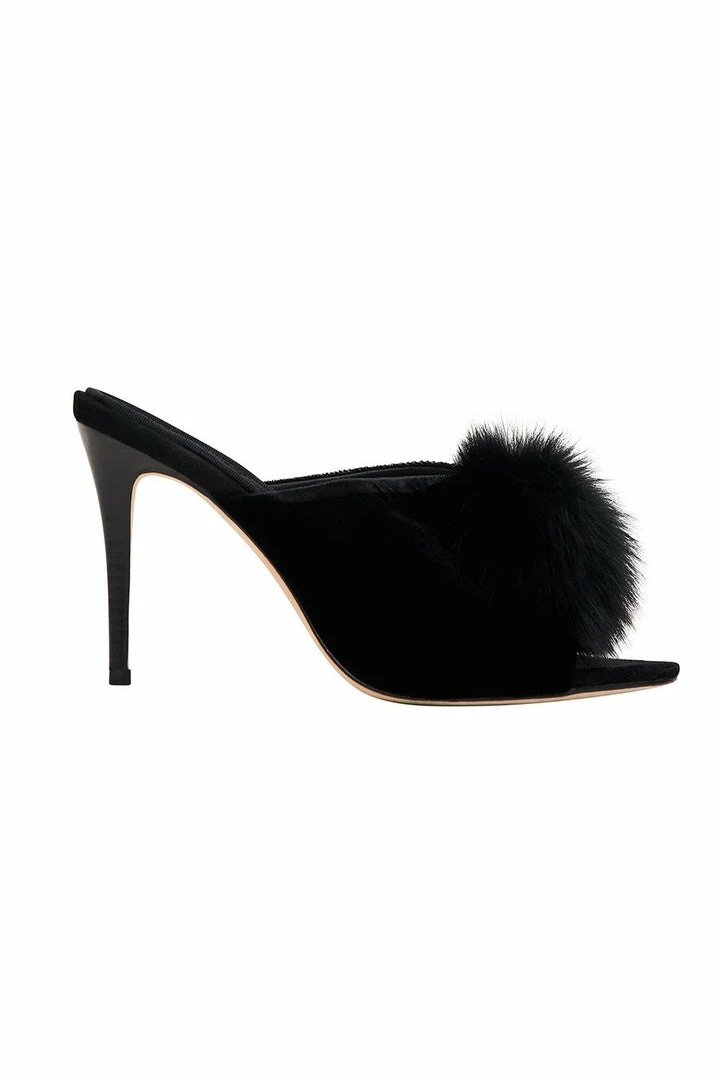 Camilla EBoutique (US) HEELED MULE SOLID BLACK Sale Accessories