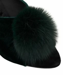 Camilla EBoutique (US) Sale Accessories HEELED MULE LUXE EMERALD
