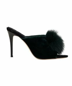 Camilla EBoutique (US) Sale Accessories HEELED MULE LUXE EMERALD