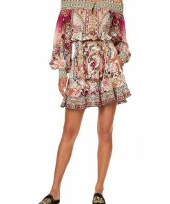 Camilla EBoutique (US) OFF SHOULDER SHORT DRESS SUMMONED BY A ROSE