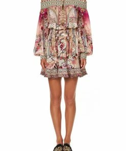 Camilla EBoutique (US) OFF SHOULDER SHORT DRESS SUMMONED BY A ROSE