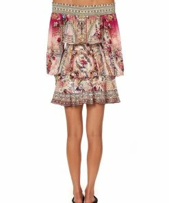 Camilla EBoutique (US) OFF SHOULDER SHORT DRESS SUMMONED BY A ROSE
