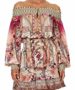 Camilla EBoutique (US) OFF SHOULDER SHORT DRESS SUMMONED BY A ROSE