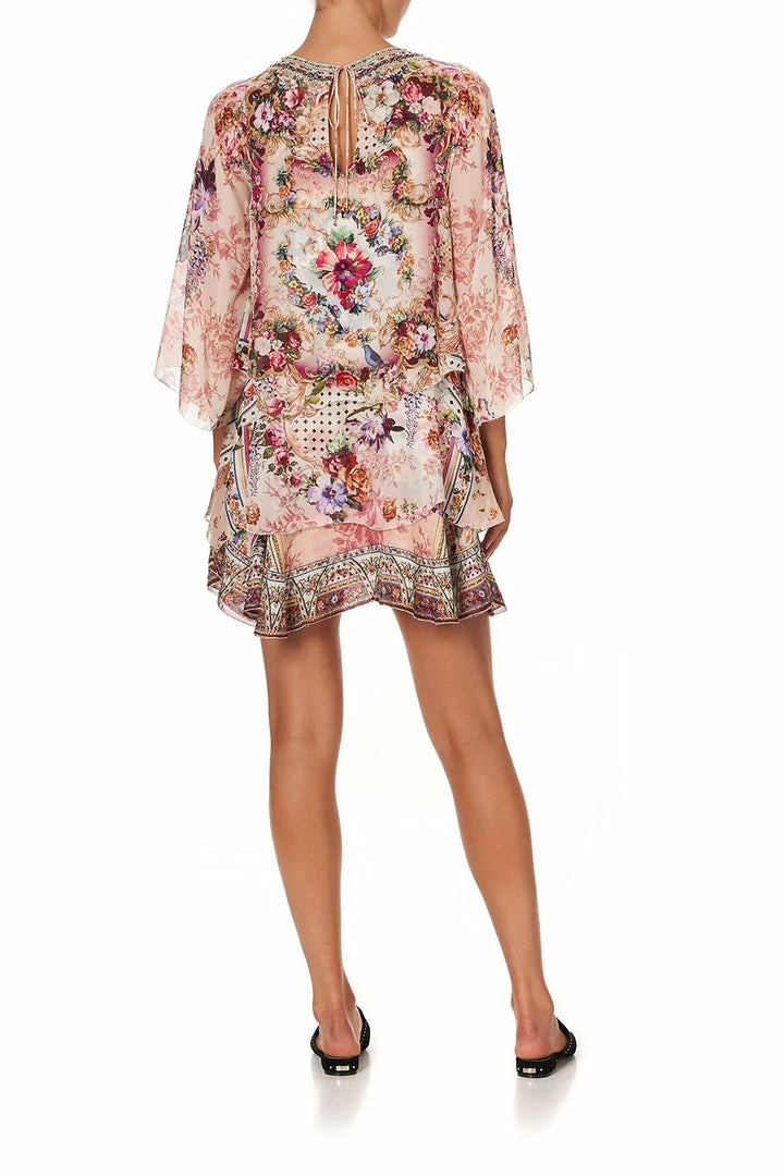 Camilla EBoutique (US) Up To 30% Off LAYERED FRILL SHORT DRESS SUMMONED BY A ROSE
