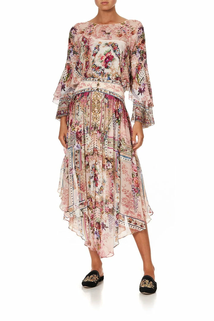 Camilla EBoutique (US) SHAPED WAIST SKIRT SUMMONED BY A ROSE