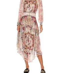 Camilla EBoutique (US) RAGLAN BUTTON UP SHIRT SUMMONED BY A ROSE