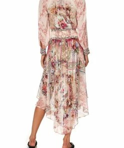 Camilla EBoutique (US) RAGLAN BUTTON UP SHIRT SUMMONED BY A ROSE