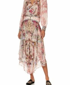 Camilla EBoutique (US) RAGLAN BUTTON UP SHIRT SUMMONED BY A ROSE