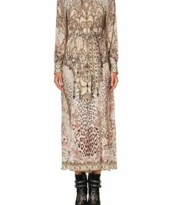 Camilla EBoutique (US) RAGLAN SLEEVE MIDI SHIRT DRESS ALL IS NOUVEAU