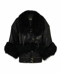 Camilla EBoutique (US) DROP SLEEVE PANELLED JACKET LEATHER Sale Clothing