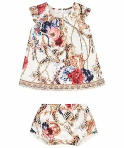 Camilla EBoutique (US) BABIES TOP AND BLOOMER SET REIGN SUPREME New To Sale