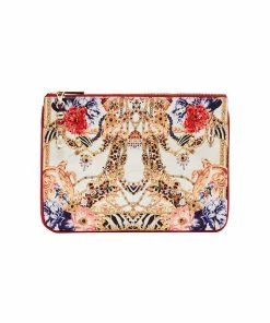 Camilla EBoutique (US) Sale Accessories SMALL CANVAS CLUTCH REIGN SUPREME