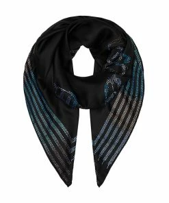 Camilla EBoutique (US) LARGE SQUARE SCARF SOLID BLACK Sale Accessories