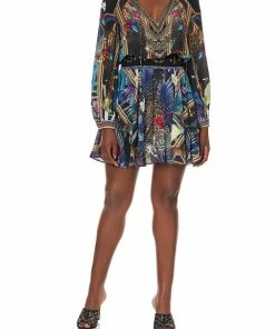 Camilla EBoutique (US) SHIRRED RELAXED SHORT DRESS RAINBOW ROOM