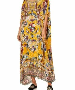 Camilla EBoutique (US) Up To 30% Off ROUND NECK KAFTAN CROWNED ROSES