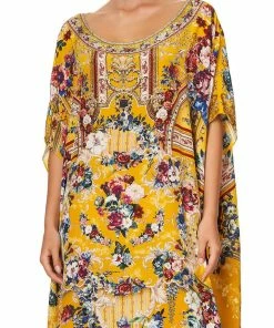 Camilla EBoutique (US) Up To 30% Off ROUND NECK KAFTAN CROWNED ROSES