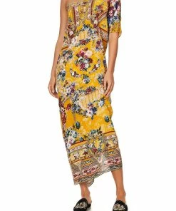Camilla EBoutique (US) Up To 30% Off ROUND NECK KAFTAN CROWNED ROSES