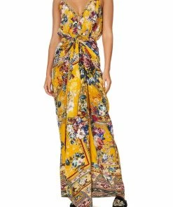 Camilla EBoutique (US) Up To 30% Off ROUND NECK KAFTAN CROWNED ROSES