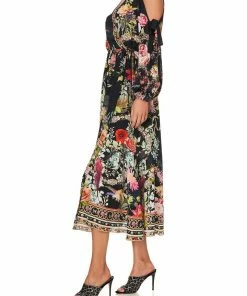 Camilla EBoutique (US) SPLIT SLEEVE WRAP DRESS HAMPTON HIVE