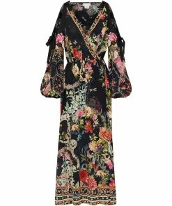 Camilla EBoutique (US) SPLIT SLEEVE WRAP DRESS HAMPTON HIVE