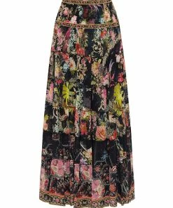 Camilla EBoutique (US) Sale Clothing SHIRRED WAIST TIERED CIRCLE SKIRT HAMPTON HIVE