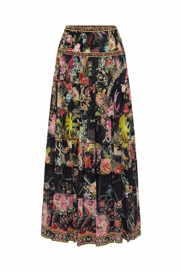 Camilla EBoutique (US) Sale Clothing SHIRRED WAIST TIERED CIRCLE SKIRT HAMPTON HIVE