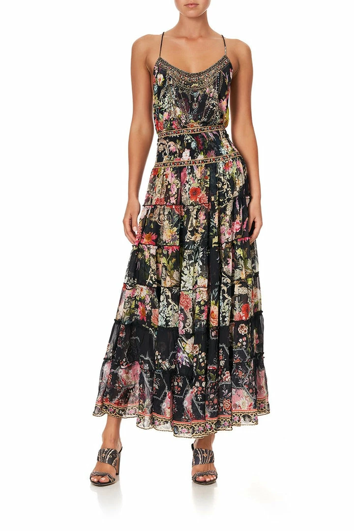 Camilla EBoutique (US) Sale Clothing SHIRRED WAIST TIERED CIRCLE SKIRT HAMPTON HIVE