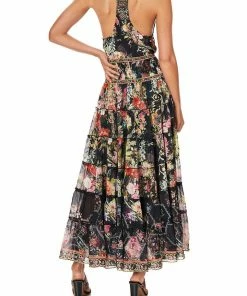 Camilla EBoutique (US) Sale Clothing SHIRRED WAIST TIERED CIRCLE SKIRT HAMPTON HIVE