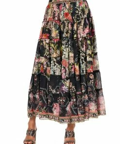 Camilla EBoutique (US) Sale Clothing SHIRRED WAIST TIERED CIRCLE SKIRT HAMPTON HIVE