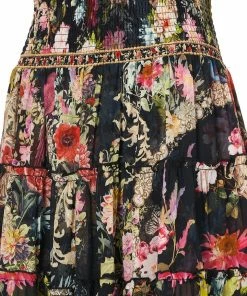 Camilla EBoutique (US) Sale Clothing SHIRRED WAIST TIERED CIRCLE SKIRT HAMPTON HIVE
