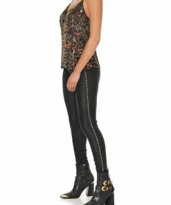 Camilla EBoutique (US) LEGGING WITH INVISIBLE ZIP LEATHER