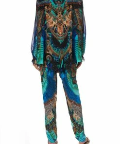 Camilla EBoutique (US) Sale Clothing NECK TIE GATHERED BLOUSE TEMPLE TEMPTRESS