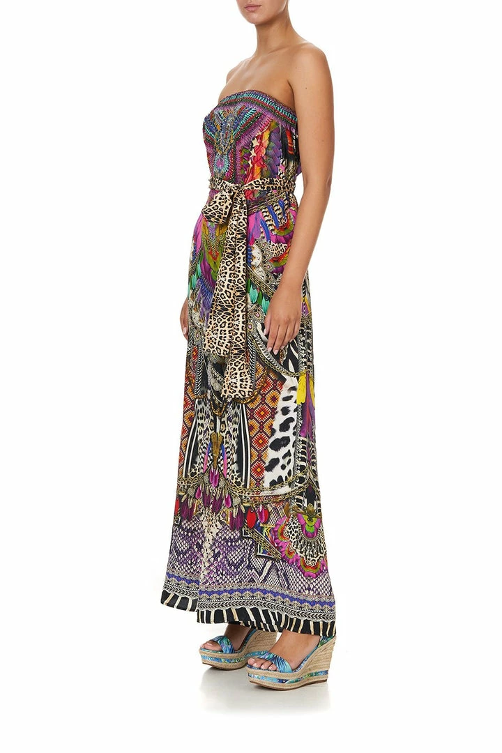 Camilla EBoutique (US) TIE WAIST STRAPLESS JUMPSUIT GUARDIANS OF THE SUN Sale Clothing