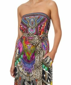 Camilla EBoutique (US) TIE WAIST STRAPLESS JUMPSUIT GUARDIANS OF THE SUN Sale Clothing