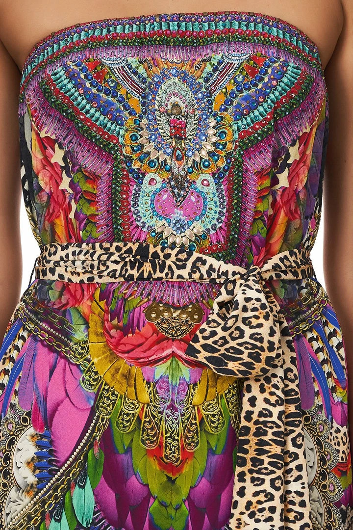 Camilla EBoutique (US) TIE WAIST STRAPLESS JUMPSUIT GUARDIANS OF THE SUN Sale Clothing