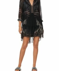 Camilla EBoutique (US) Sale Clothing SHORT GATHERED PANEL DRESS QUECHUA KING