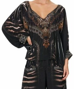 Camilla EBoutique (US) RAGLAN SLEEVE BLOUSE WITH CUFF QUECHUA KING