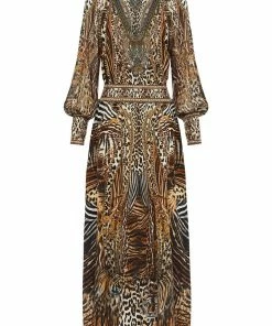 Camilla EBoutique (US) DRESS WITH SHIRRED WAIST AND CUFF BERKELEY ST AFTER DARK Sale Clothing