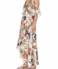 Camilla EBoutique (US) RUFFLE OVERLAYER WRAP DRESS REIGN SUPREME Sale Clothing