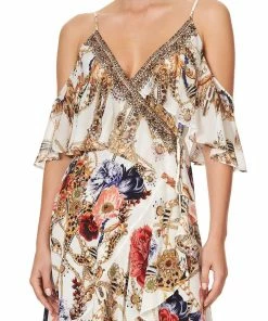 Camilla EBoutique (US) RUFFLE OVERLAYER WRAP DRESS REIGN SUPREME Sale Clothing