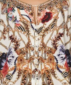 Camilla EBoutique (US) RAGLAN SLEEVE BUTTON UP TOP REIGN SUPREME Sale Clothing