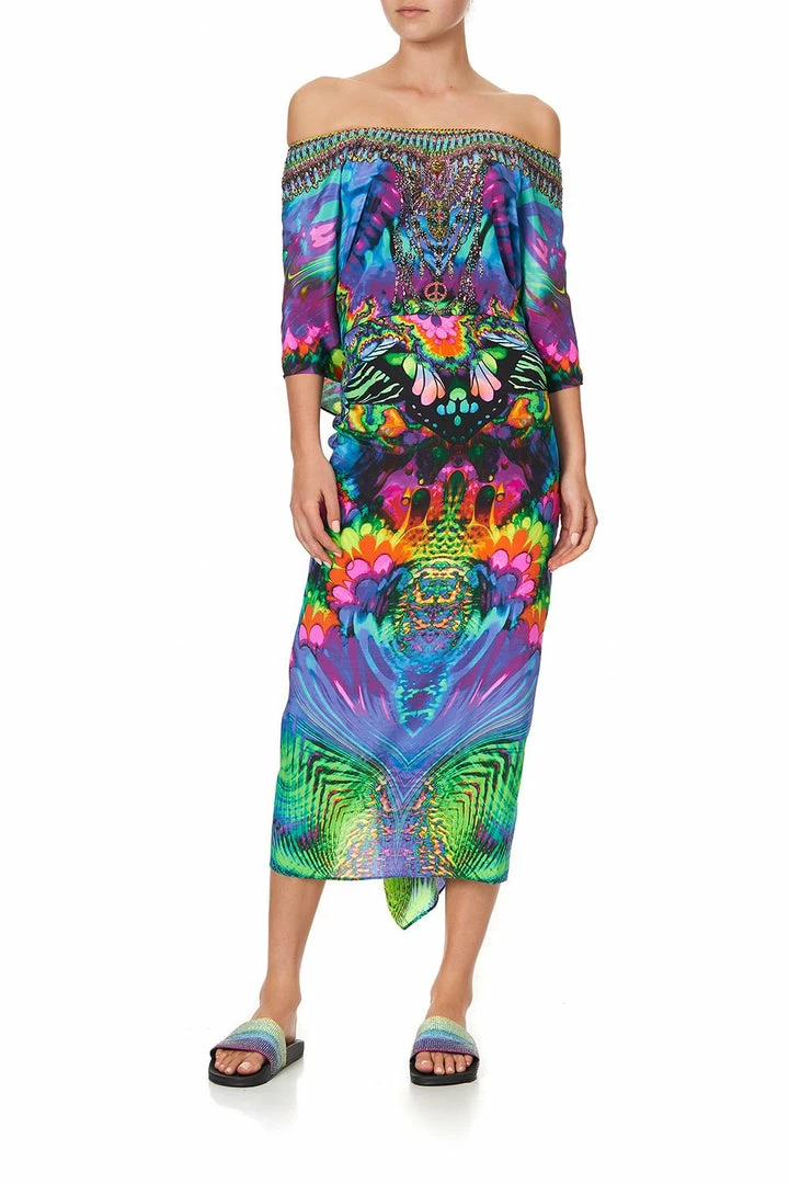 Camilla EBoutique (US) Sale Clothing ROUND NECK KAFTAN HYPED UP HIPPIE