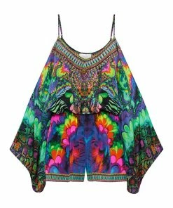 Camilla EBoutique (US) DROP SHOULDER PLAYSUIT HYPED UP HIPPIE